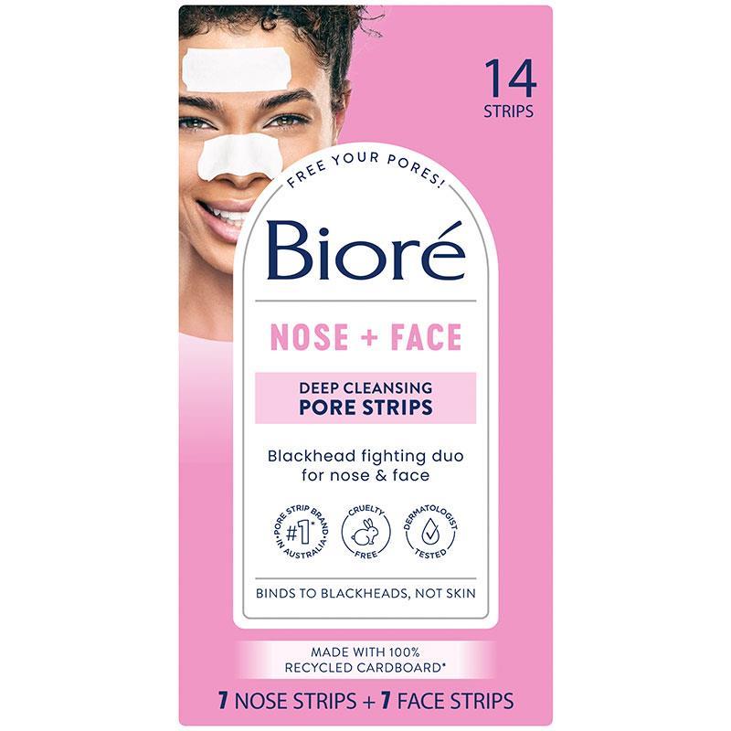 Biore Deep Cleansing Pore Strips 14 Combo - Unclog Your Pores