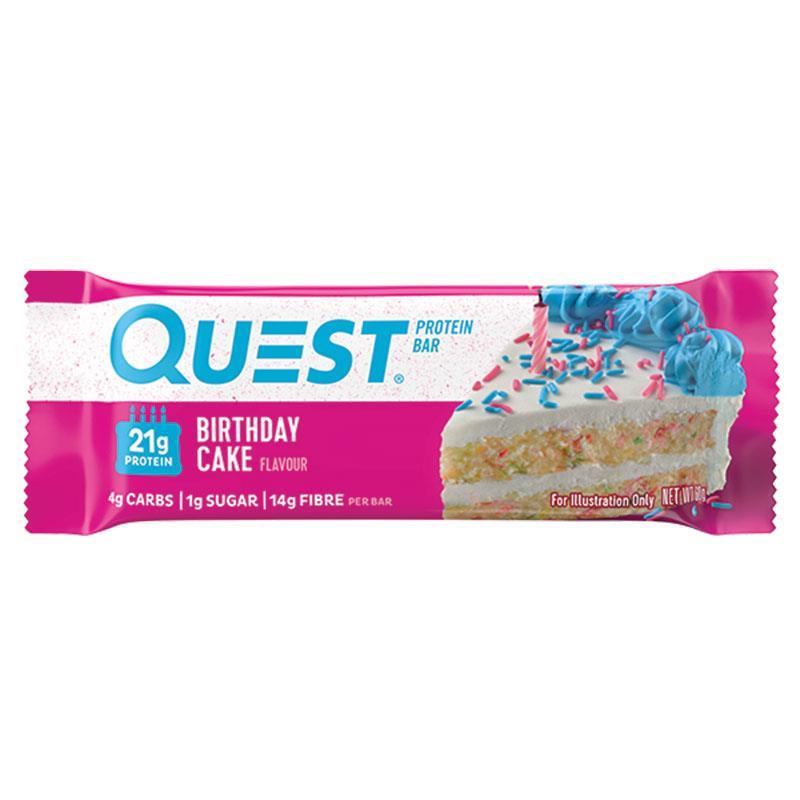 Quest Protein Bar - Birthday Cake Flavor (60g) - The Ultimate Protein Snack