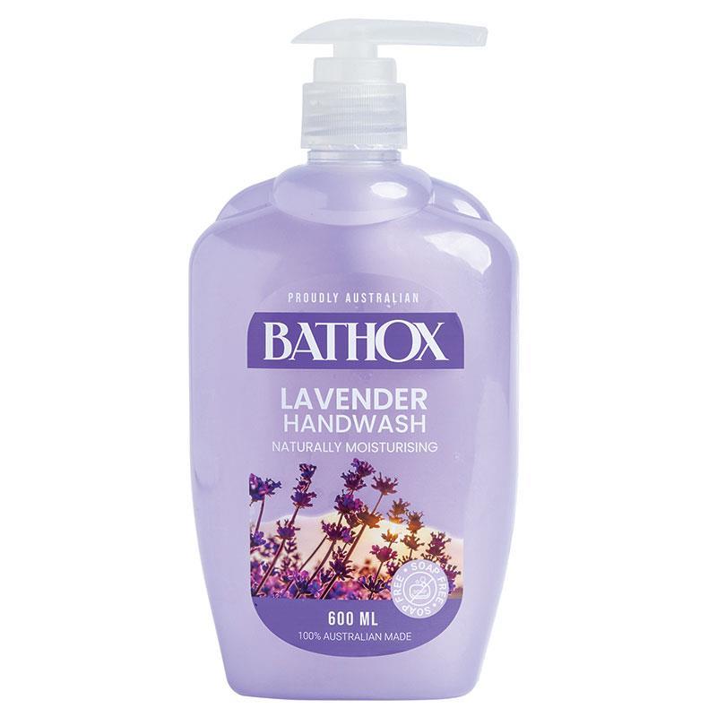 Bathox Hand Wash Pure Lavender 600ml - Soothing & Refreshing Cleanser