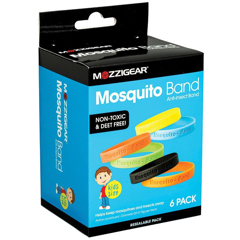 Mozzigear Mosquito Band Kids 6 Pack - Natural Insect Repellent