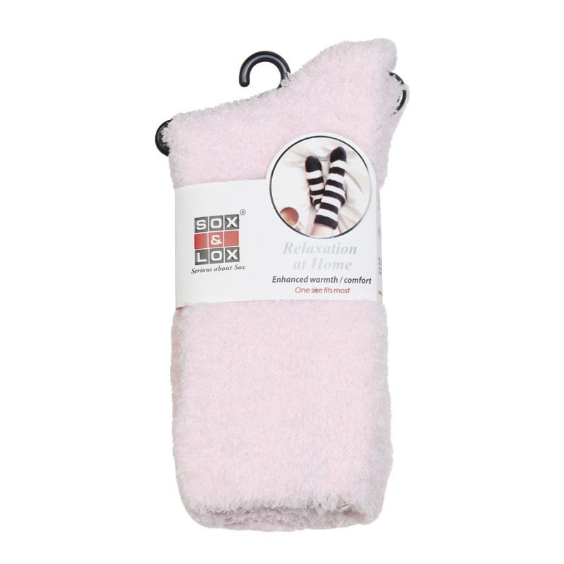 Adults Bed Socks Light Pink