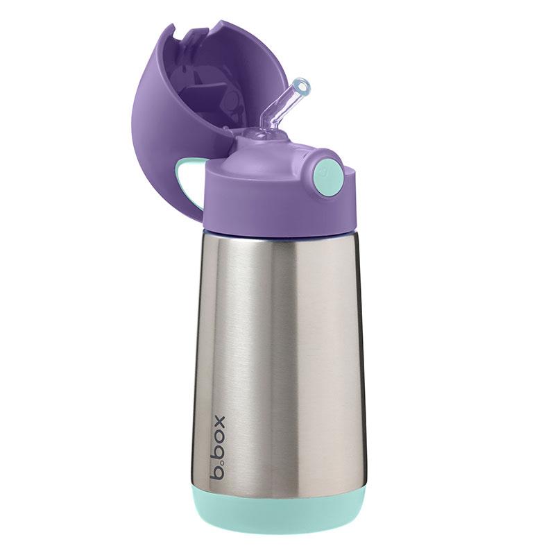 B.Box Insulated Drink Bottle 350ml - Lilac Pop