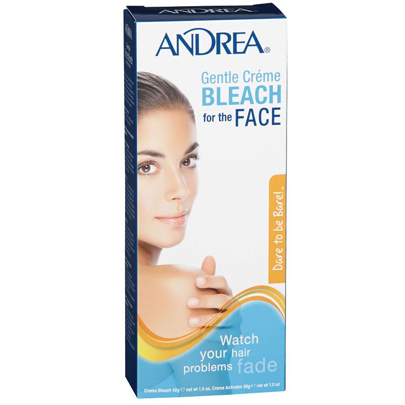 Andrea Gentle Facial Cream Bleach Kit 42g + 28g – Safe Hair Lightening