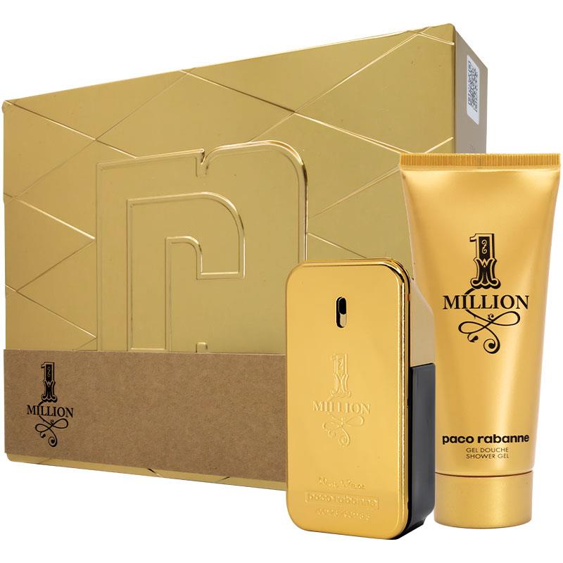 Paco Rabanne 1 Million Eau de Toilette 50ml - 2 Piece Set
