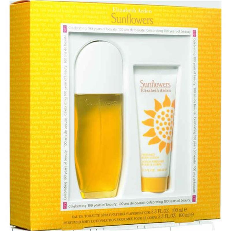 Elizabeth Arden Sunflowers Eau de Toilette 100ml & Body Lotion 2 Piece Set