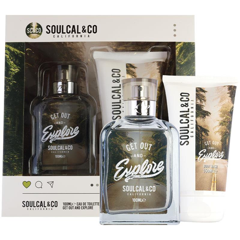 Soulcal & Co Get Out & Explore Eau de Toilette 100ml - 2 Piece Set - Perfect for Gifting