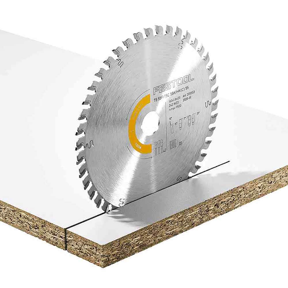 FESTOOL 160mm 42T WD42 Fine Tooth Saw Blade 205553