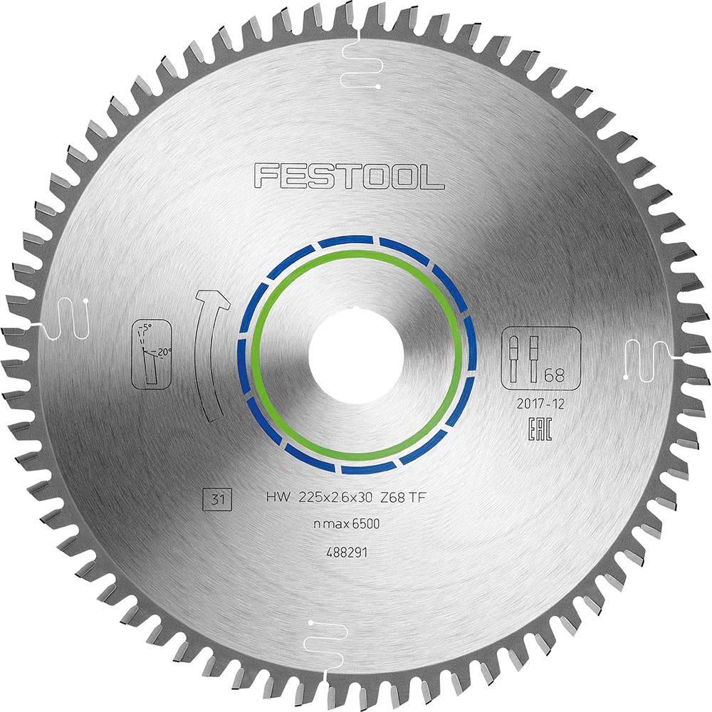 FESTOOL 225mm 68T TCT Circular Blade for Non-Ferrous Metal Cutting