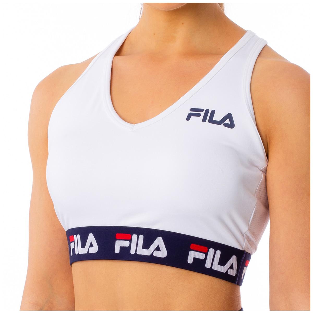 FILA Women's Gabrina Sports Bra White