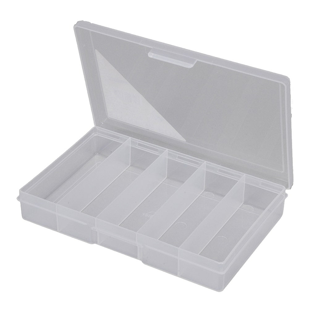 FISCHER 188 x 118 x 31mm 5 Compartment Clear Small Storage Box 1H-030