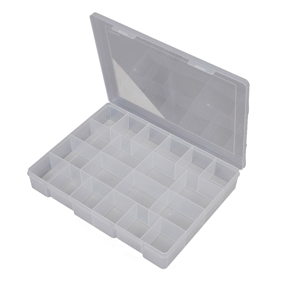 FISCHER 350 x 270 x 55mm 20 Compartment Clear XLarge Storage Box 1H-097