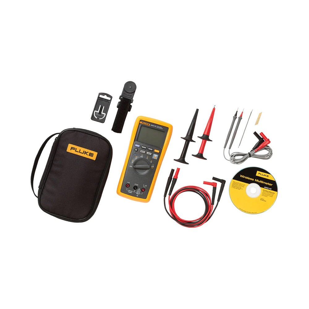 FLUKE 1000V Wireless Multimeter and Deluxe Kit FLUFLK3000FC EDA2
