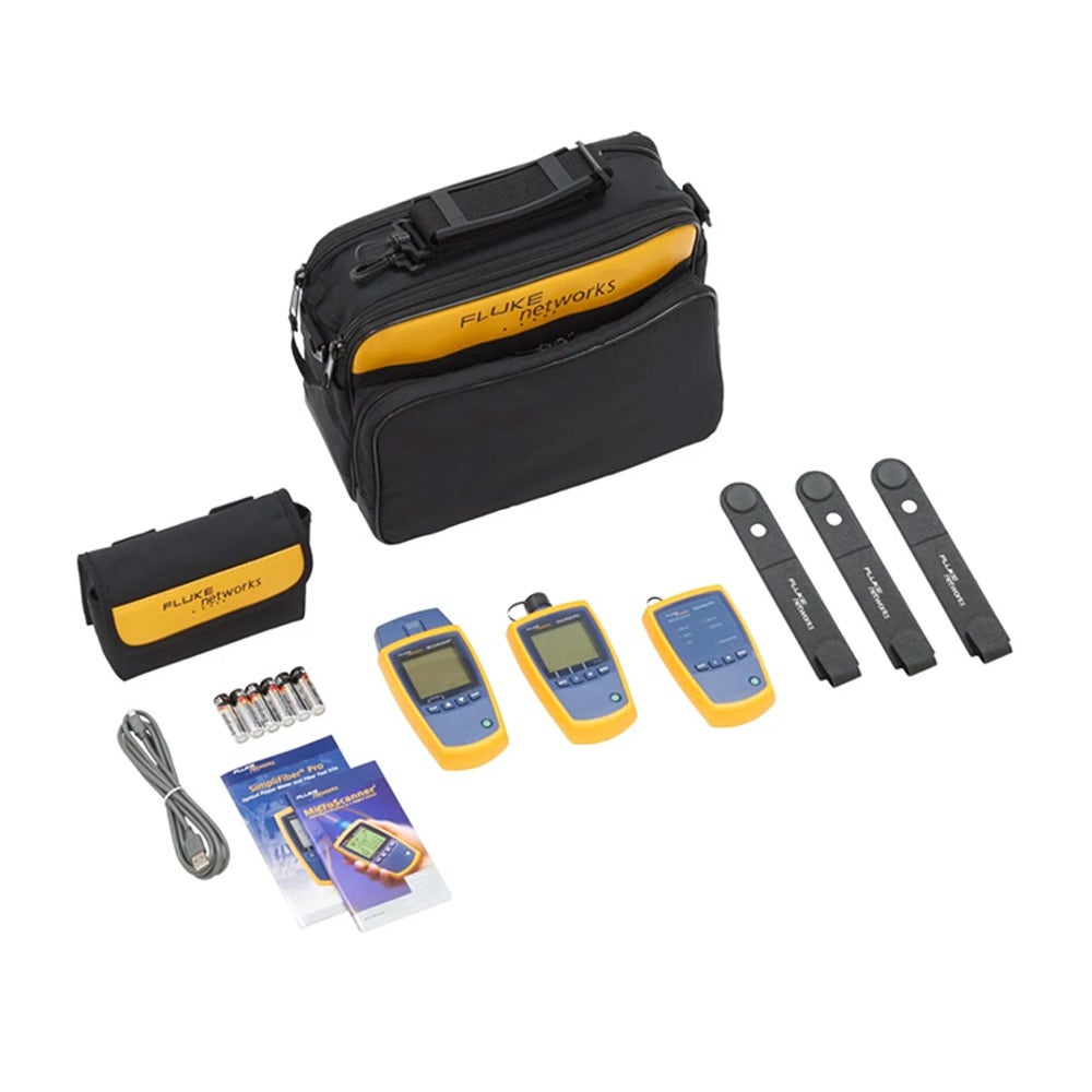 FLUKE MicroScanner Network Copper and Fiber Tester Kit FLUMS2-FTK
