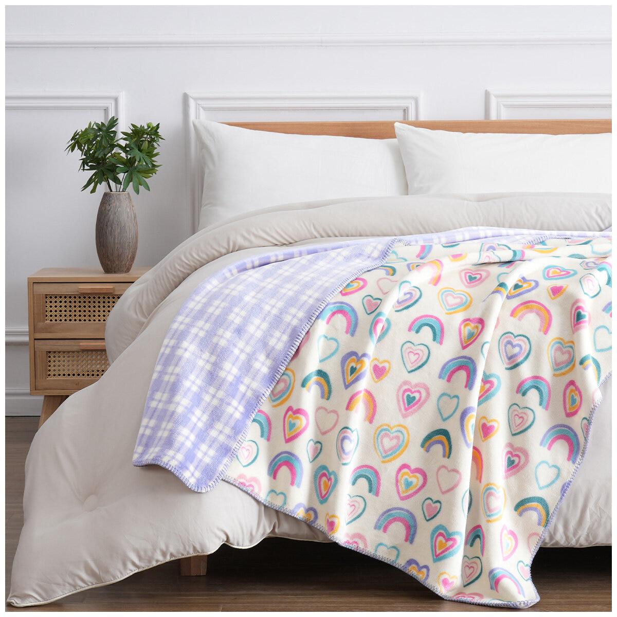 Fraiche Maison Velvet Plush Throw 127 x 152cm Dinoland