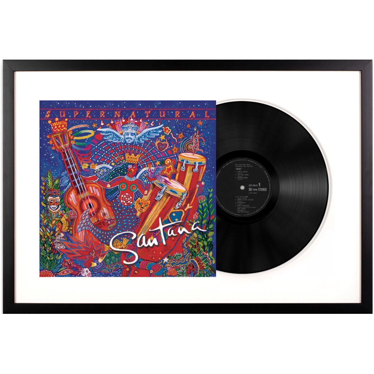 Framed Santana Supernatural Vinyl Album Art SM-19075890001-FD