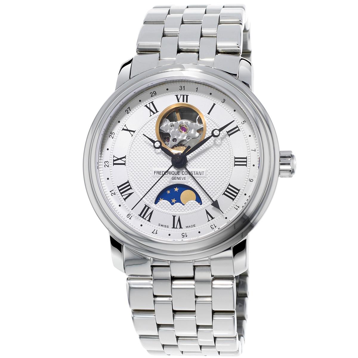 Frederique Constant Men's Classics Heart Beat Moonphase Watch FC-335MC4P6B2