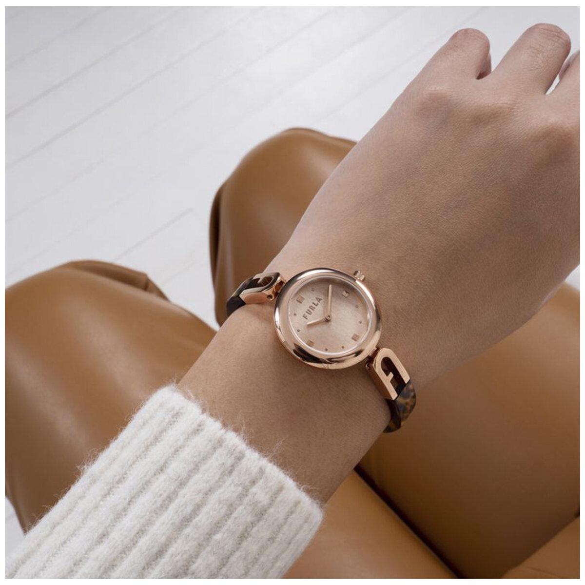 Furla Bangle Rose Gold Womens Watch WW0010001L3