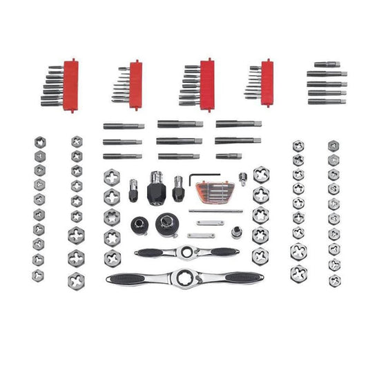 GEARWRENCH 114 Pc. Metric and SAE Ratcheting Tap and Die Set 82812