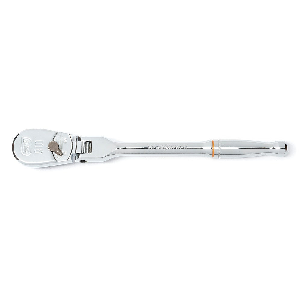 GEARWRENCH 177mm 1 4inch Drive 90 Tooth Full Polish Flex Teardrop Ratchet 81012T