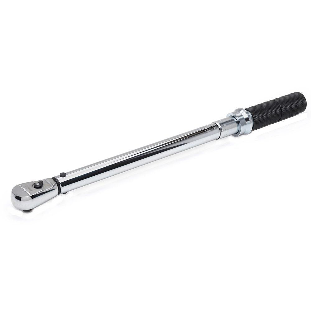 GEARWRENCH 1 2inch Drive Micrometer Torque Wrench 30-250 ft lbs 85066M