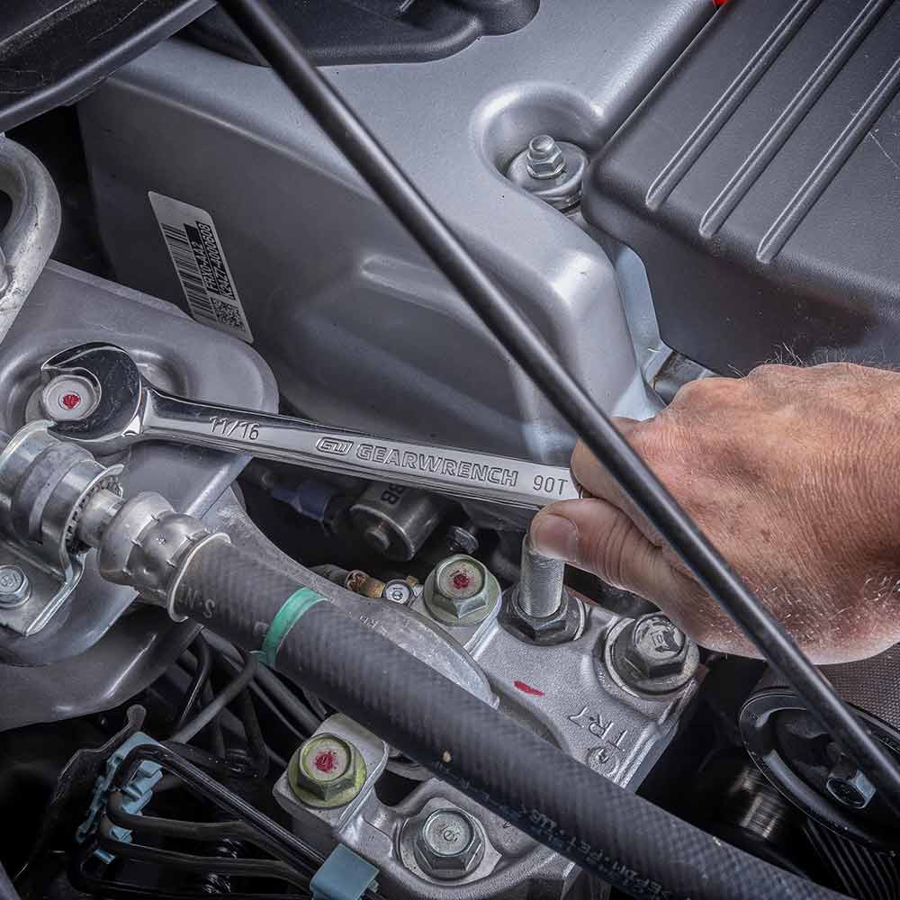 GEARWRENCH 1 4inch 90T R OE Ratcheting Reversible Combination Wrench 86640