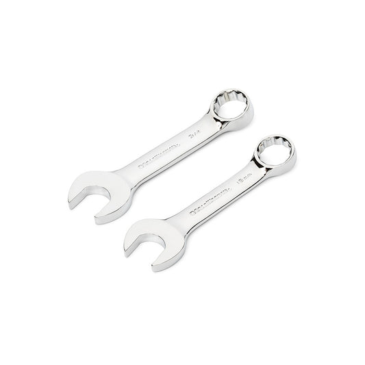 GEARWRENCH 20 Piece SAE Metric Stubby Combination Wrench Set 81903