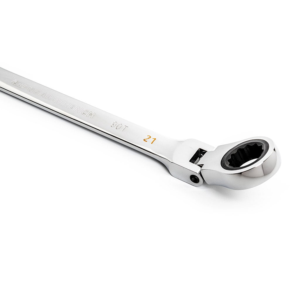 GEARWRENCH 21mm 90T Flexhead Ratcheting Combination Wrench 86721