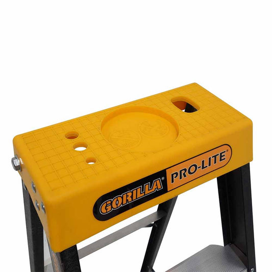 GORILLA 150kg Pro-Lite 8 Step Fibreglass Single Sided Ladder FM008-PRO