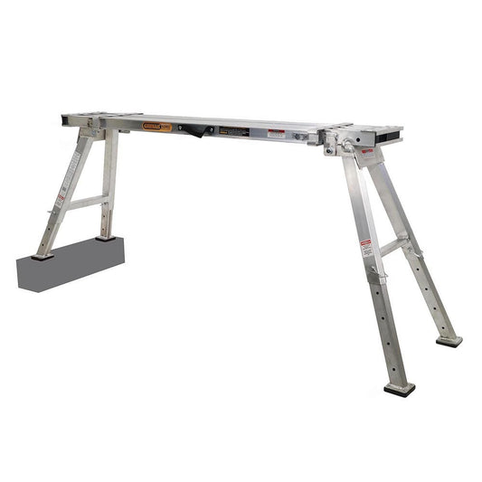 GORILLA Heavy Duty Extendable Work Platform 0.6-0.9m Aluminium 150kg Industrial MW010-I