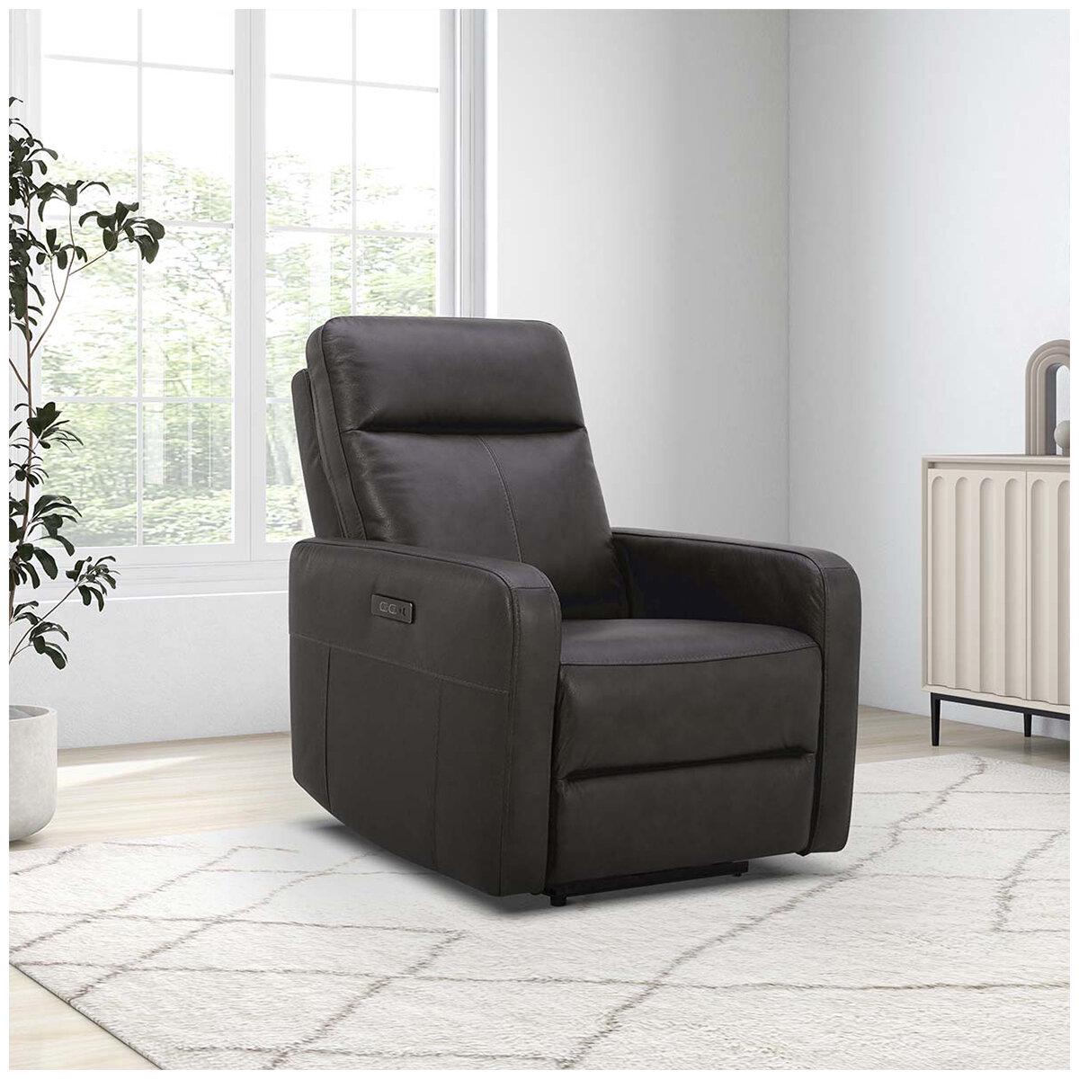 Gilman Creek Leather Power Recliner Armchair