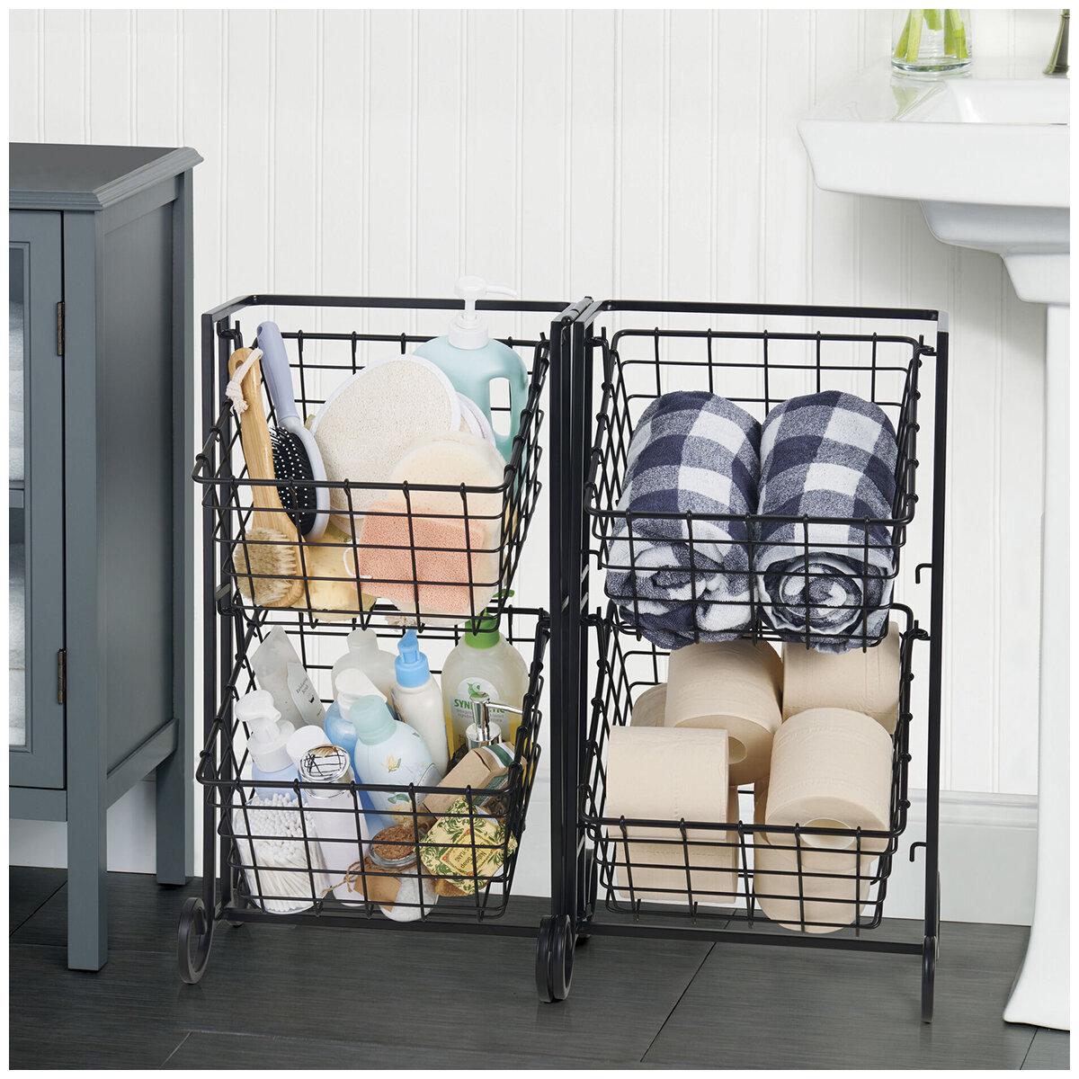 Gourmet Basics By Mikasa 4 Tier Flip Market Basket