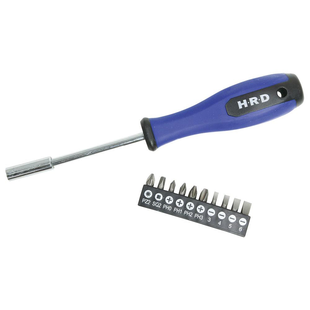 HRD 11 Piece Bit Set w Handle