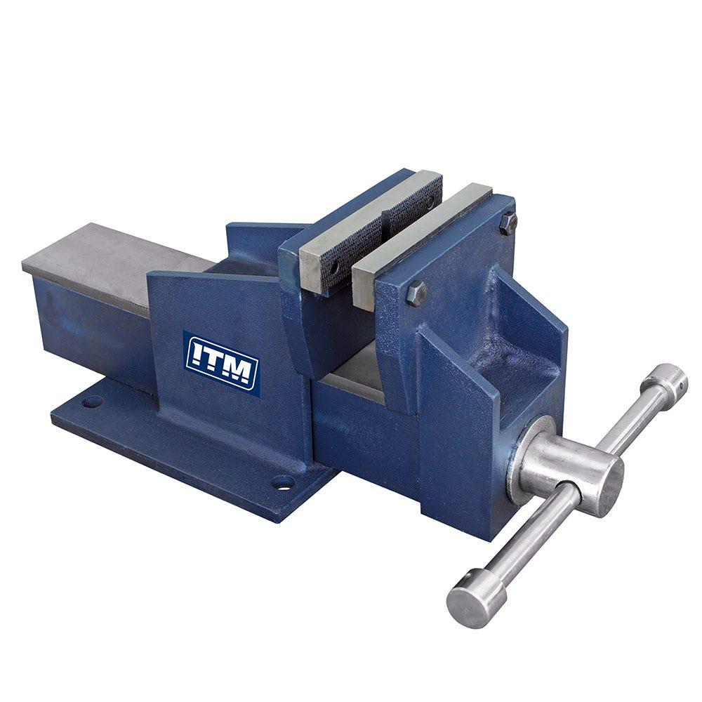 ITM 125mm Straight Fabricated Steel Bench Vice TM102-125