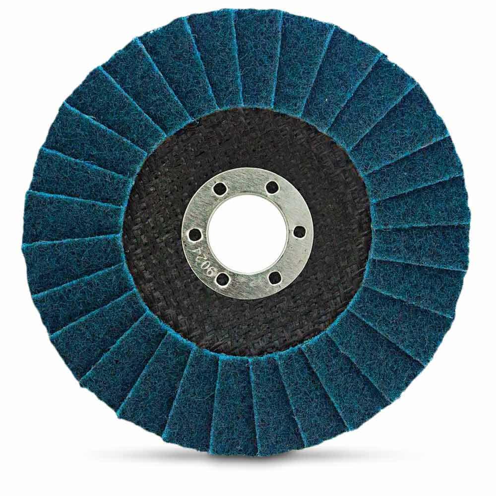 JOSCO 125mm Fine Blue Surface-Conditioning Flap Disc