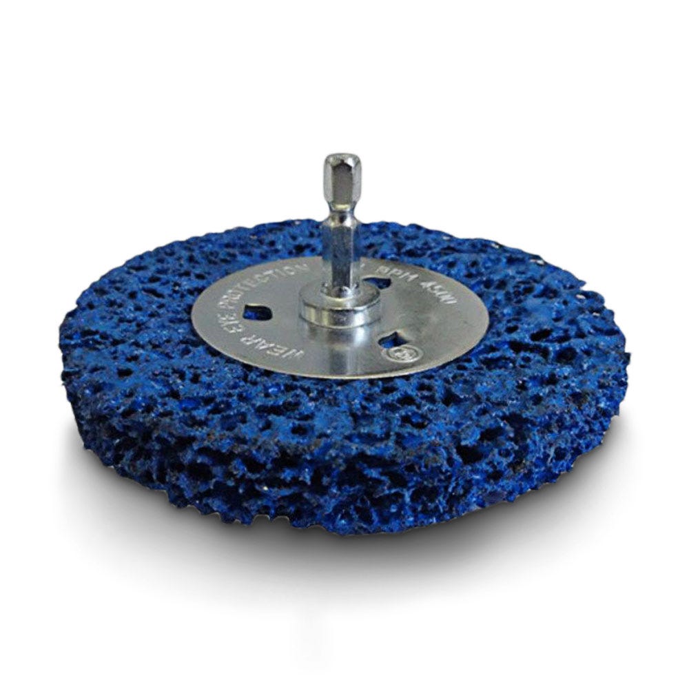 JOSCO BRUMBY 100 x 13mm 1 4-Hex Quick-Change Stripping Wheel - STRIP-IT