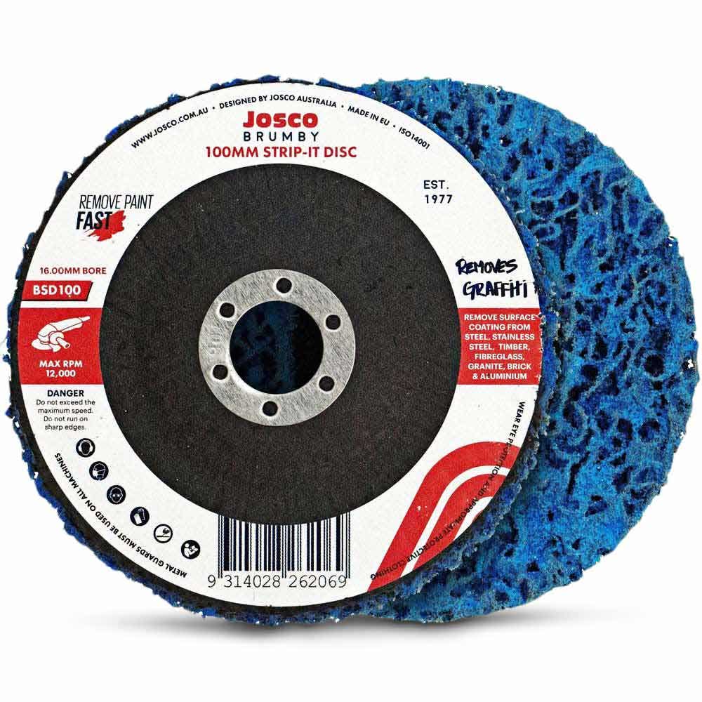 JOSCO BRUMBY 100mm Stripping Disc - STRIP-IT