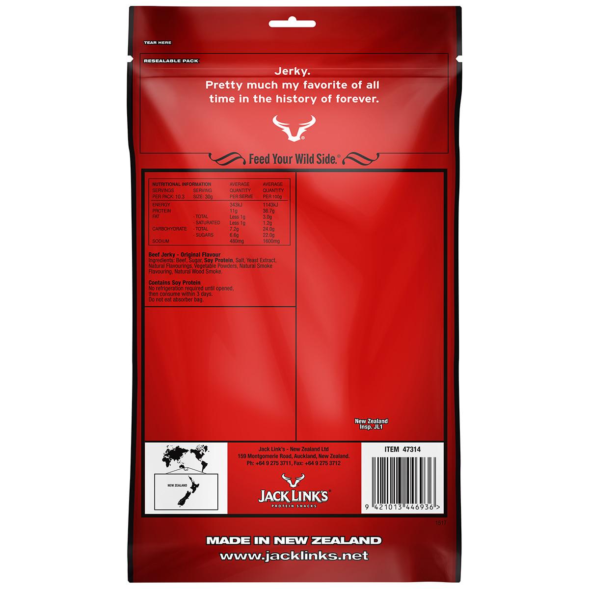 Jack Link's Original Beef Jerky 2 x 310g