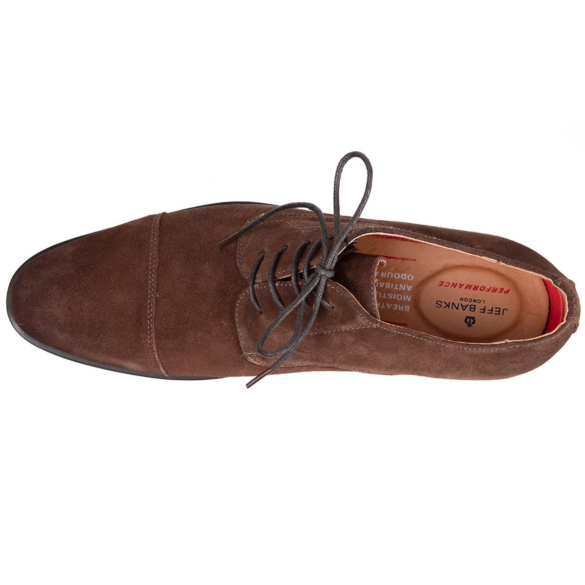 Jeff Banks Men's Oxford Shoe Brown
