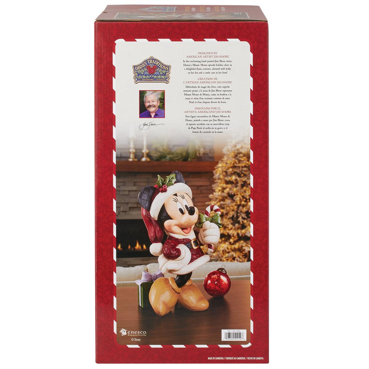 Jim Shore Minnie Mouse With Candy Cane