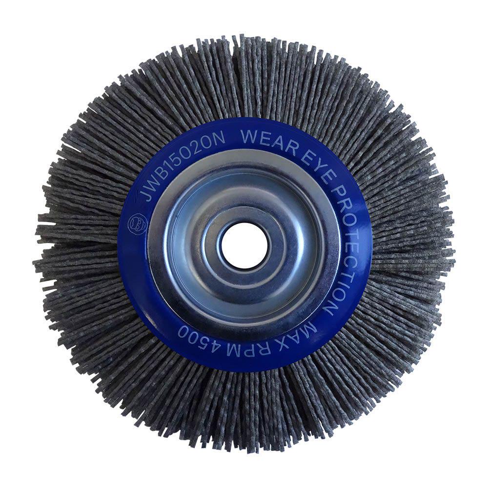 Josco 150mm Crimped Abrasive Nylon Wheel Brush