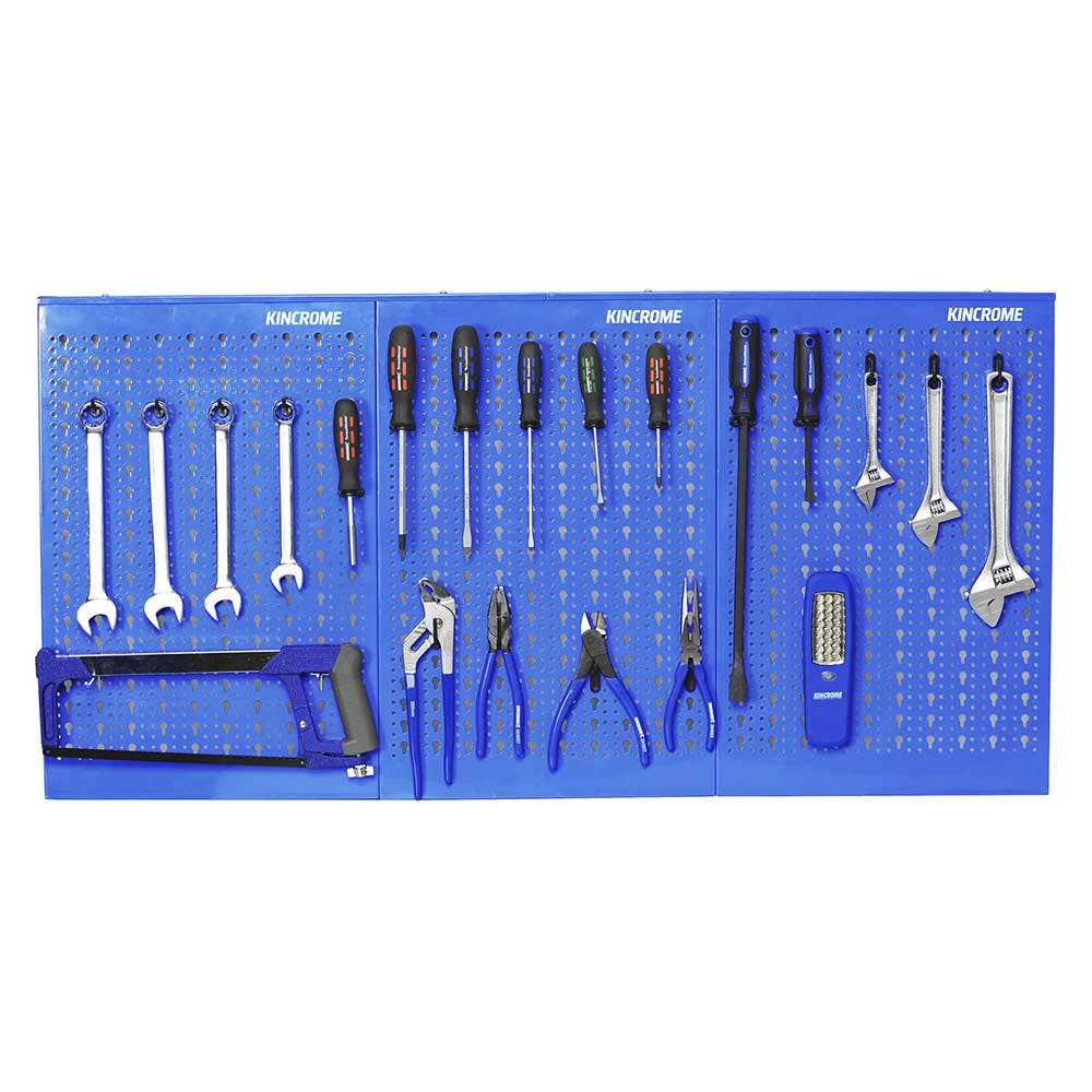 KINCROME 1200mm w 40 Hooks Peg Board K7048