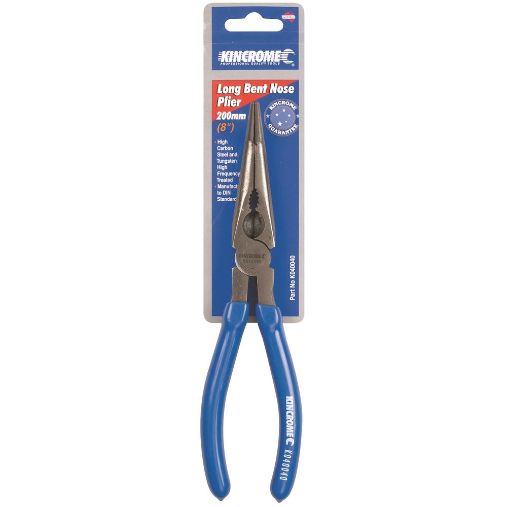 KINCROME 200mm Bent Long Nose Plier K040040