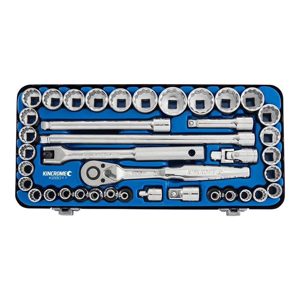 KINCROME 39 Piece 3 8 Drive Metric and Imperial Socket Set K28011