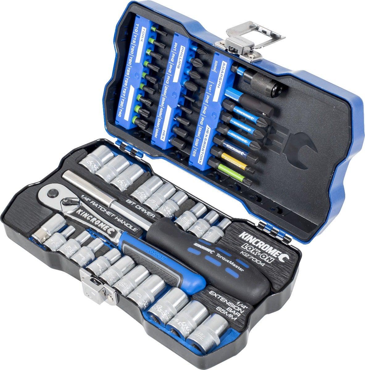 KINCROME 49 Piece 1 4 Drive Socket and Bit Set K27004
