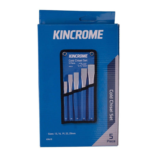 KINCROME 5 Piece 13-25mm Carded Cold Chisel Set K9415