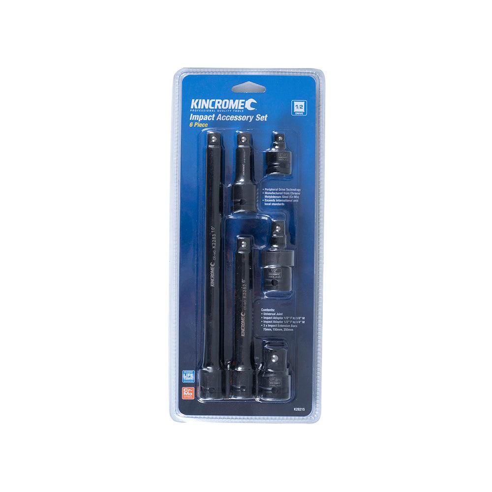 KINCROME 6 Piece 1 2inch Drive Impact Accessory Set K28215