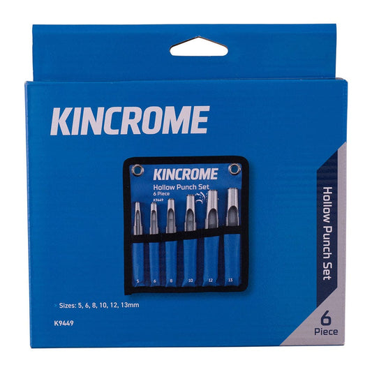 KINCROME 6 Piece Hollow Punch Set K9449