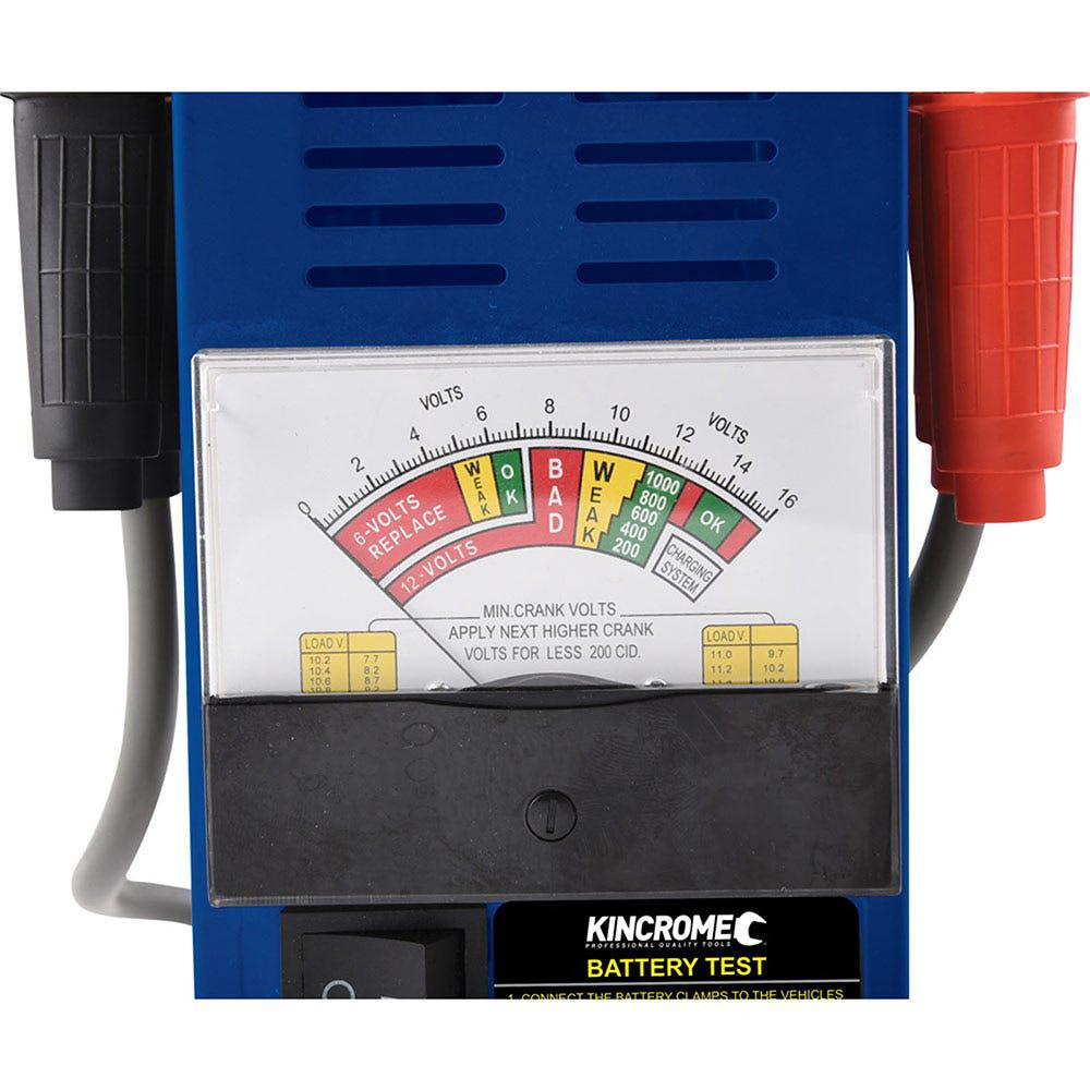 KINCROME 6 or 12V <100A Battery Load Tester KP1460