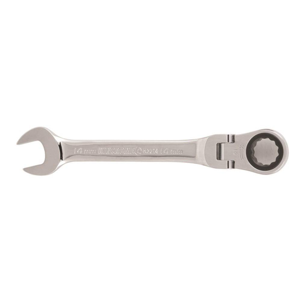 KINCROME 8 Piece Combination Flex Head Gear Spanner Set - Metric Single Way K3700