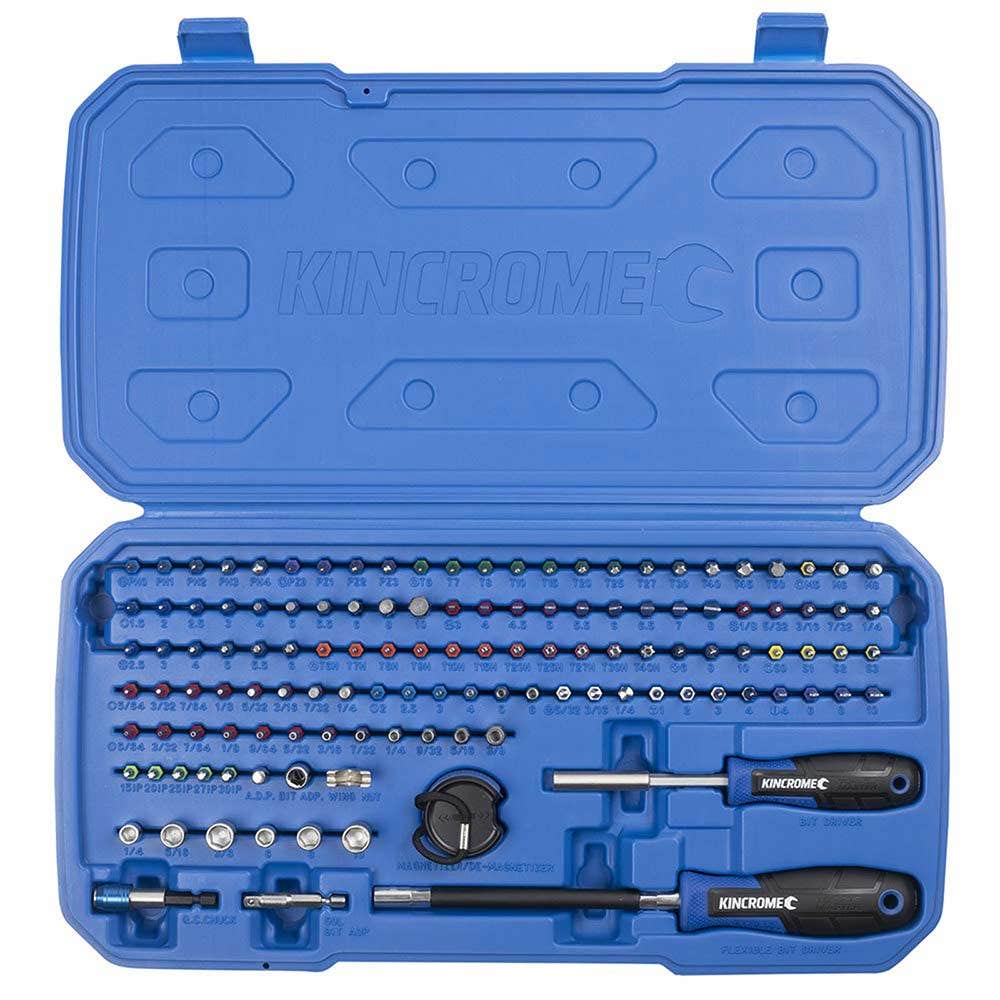 KINCROME Master Bit and Driver Set - 128 Piece K5501